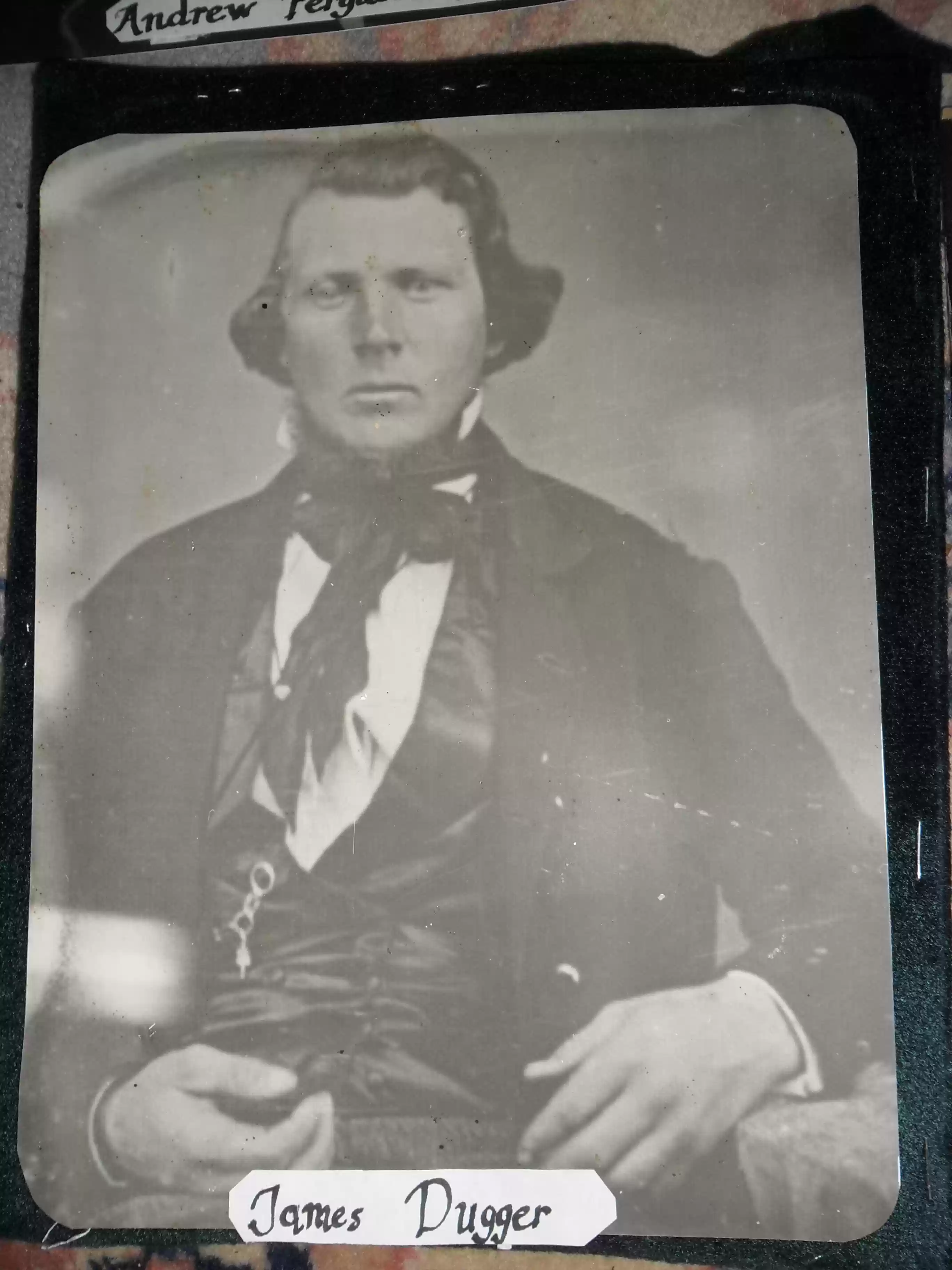 SAM_0498-Lois' great-great grandfather, James Dugger. (November 7, 1814, Knox County, Kentucky - September 3, 1897, Carnes, Nebraska)